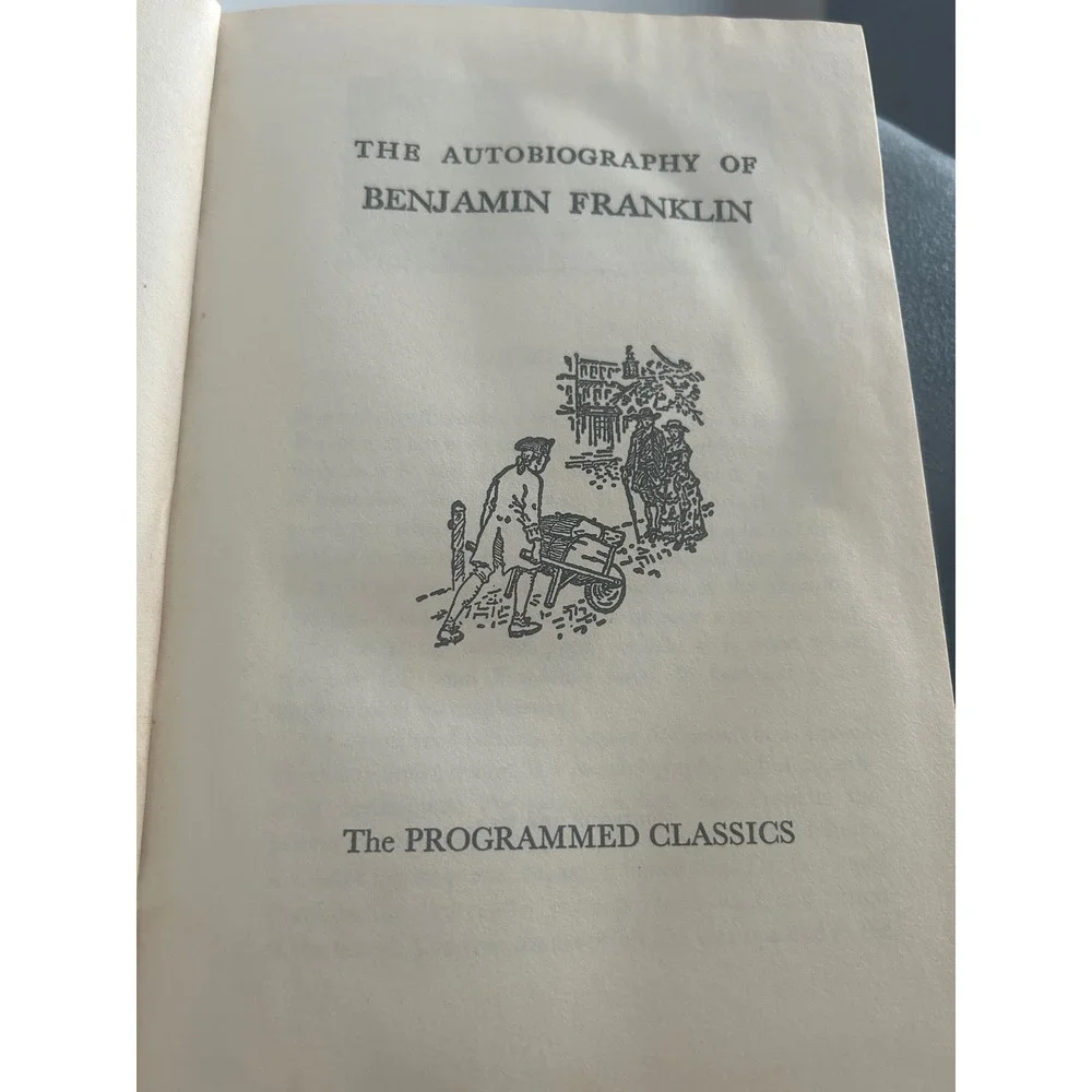 The Autobiography of Benjamin Franklin Programmed Classics Green Hardcover 1923